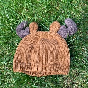 Knitted baby gap hat